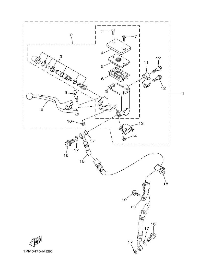 FRONT MASTER CYLINDER